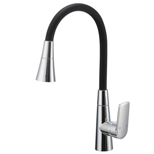 Змішувач для кухні Mixxus Premium Matis 011-T Refl.Black (Колір хром+силік.вилив чорний) (MI8266) Змішувач для кухні Mixxus Premium Matis 011-T Refl.Black (Колір хром+силік.вилив чорний) (MI8266)