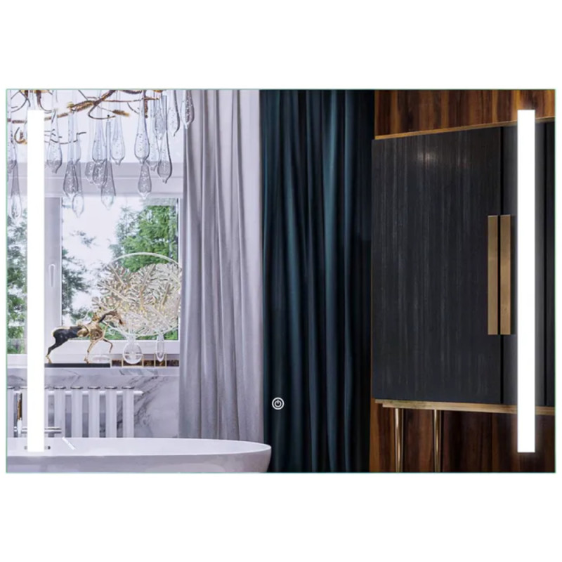 Зеркало MIXXUS PREMIUM LINES MR18-100x70-REVERSE с LED Touch, Anti-fog, димером, рег. яркости (MP6627)