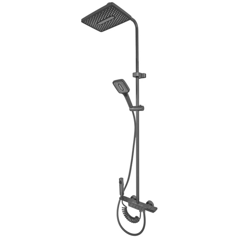 Душевая колонна со смесителем MIXXUS PREMIUM TERRA 029-J GRAPHITE (цвет графит) (MI8386)