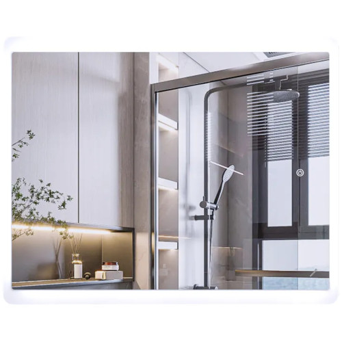 Зеркало MIXXUS PREMIUM OLIVARY MR19-100x80-REVERSE с LED Touch, Anti-fog, димером (3-6,5kK) (MP6629)