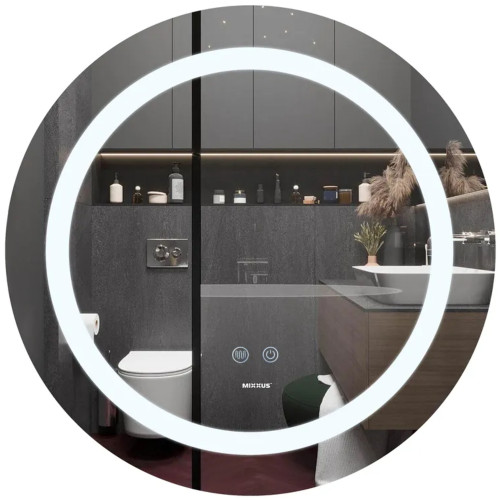 Зеркало MIXXUS PLAIN MC03-60 с LED Touch, Anti-fog, димером, рег. яркости (MI6662)