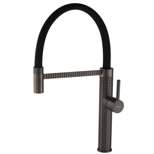 Смеситель для кухни Mixxus Premium Oliwer 017 GRAPHITE REFL.BLACK (MI6967) Смеситель для кухни Mixxus Premium Oliwer 017 GRAPHITE REFL.BLACK (MI6967)