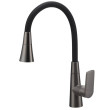 Змішувач для кухні Mixxus Premium Matis 011-T Graphite Refl.Black (Колір граф.+сил.вилив чорний) (MI8268)