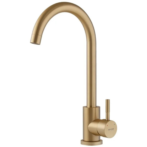 Змішувач для кухні Mixxus SUS-011 Brushed Gold з нерж.сталі SUS304 (Колір матове золото) (MI8435) Змішувач для кухні Mixxus SUS-011 Brushed Gold з нерж.сталі SUS304 (Колір матове золото) (MI8435)