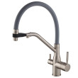 Змішувач для кухні Mixxus Premium Gravity 021 SS COLOR REFL.GREY (MI6980)