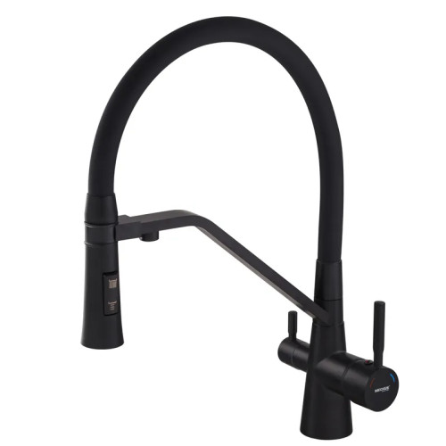Змішувач для кухні Mixxus Premium Magnet 021 BLACK REFL.BLACK (MI6974) Змішувач для кухні Mixxus Premium Magnet 021 BLACK REFL.BLACK (MI6974)