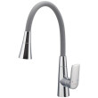 Змішувач для кухні Mixxus Premium Matis 011-T Refl.Gray (Колір хром+силік.злив сірий) (MI8267)