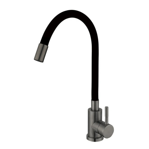Смеситель для кухни Mixxus SEO-011 Graphite Refl.Black с силиконовым изливом (MI6566) Смеситель для кухни Mixxus SEO-011 Graphite Refl.Black с силиконовым изливом (MI6566)