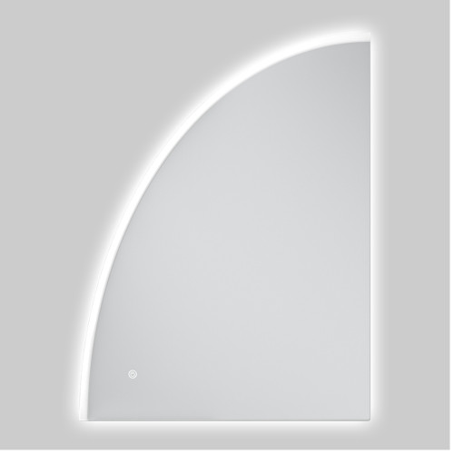 Зеркало MIXXUS PREMIUM TOPPER MS02-75x100 с LED Touch, Anti-fog, димером (3-6,5kK) (MP6634)