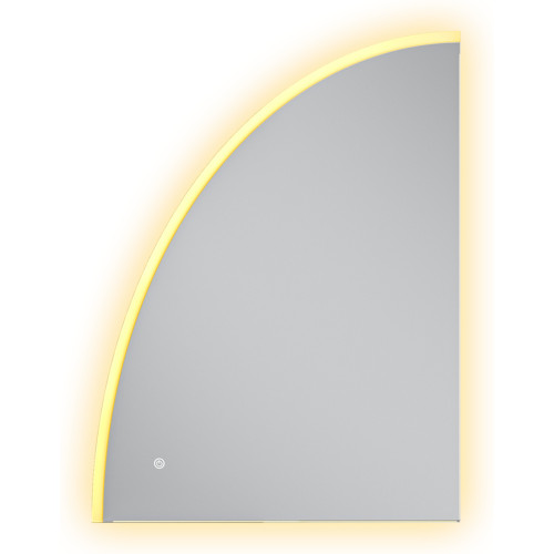 Зеркало MIXXUS PREMIUM TOPPER MS02-75x100 с LED Touch, Anti-fog, димером (3-6,5kK) (MP6634)