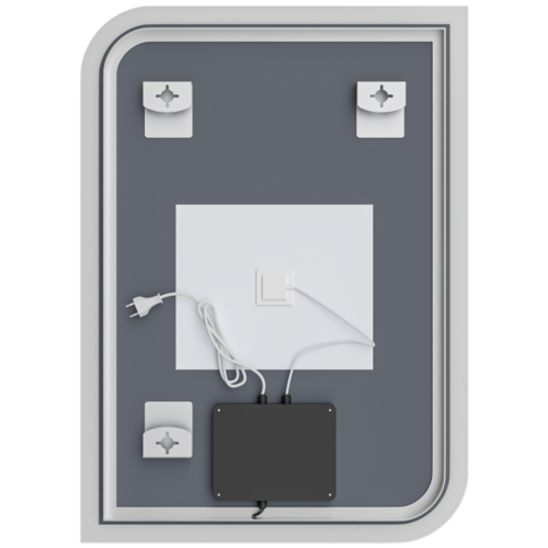 Зеркало MIXXUS PREMIUM BEVEL MA02-90x65-REVERSE с LED Touch, Anti-fog, димером (3-6,5kK) (MP6641)