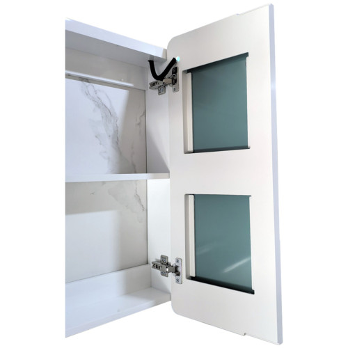 Зеркальный шкафчик MIXXUS PREMIUM OLIVARY CM01-60x70x13 с LED Touch, димером, рег. яркости (MI8294)