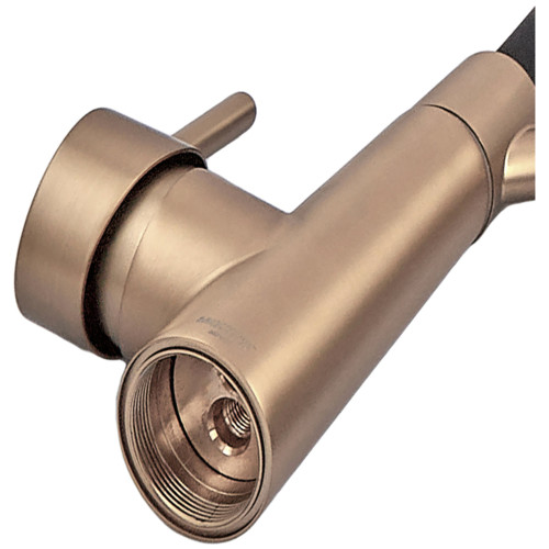 Смеситель для кухни MIXXUS PREMIUM ROSSI 017 BRUSHED GOLD REFL.BLACK (Цвет матовое золото+силик. излив черный) (MP6723)