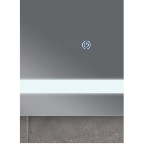 Зеркало MIXXUS TWEE MR09-80x60-REVERSE с LED Touch, Anti-fog, димером, рег. яркости (MI6660)