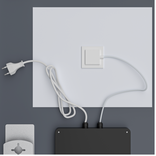 Зеркало MIXXUS PREMIUM DIVERSE MR15-90x70-REVERSE с LED Touch, Anti-fog, димером (3-6,5kK) (MP6639)