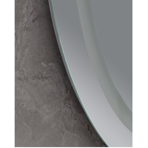 Зеркало MIXXUS PLAIN MV02-50x70 с LED Touch, Anti-fog, димером, рег. яркости, часами (MI6010)