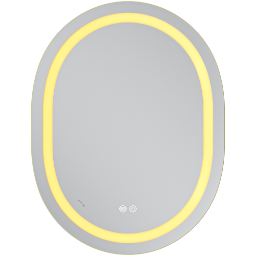 Зеркало MIXXUS PREMIUM ELLIPSE MV05-80x60-REVERSE с LED Touch, Anti-fog, димером (3-6,5kK) (MP6642)