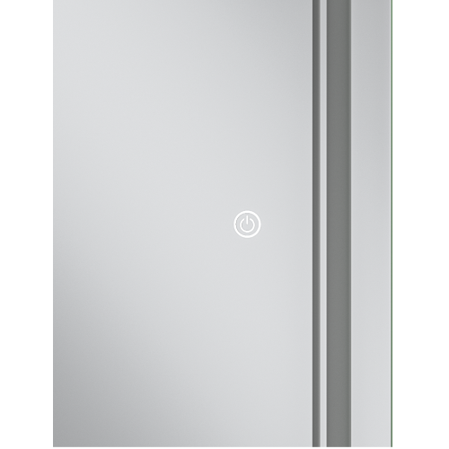 Зеркало MIXXUS PREMIUM QUADRO MR20-80x60-REVERSE с LED Touch, Anti-fog, димером, рег. яркости (MP6619)