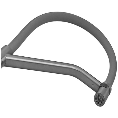 Смеситель для кухни MIXXUS PREMIUM GRAVITY 017 GRAPHITE REFL.GRAY (Цвет графит+силик. излив cерый) (MI8409)