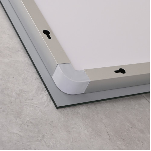 Зеркало MIXXUS WARM MR02-100x80 с LED Touch, Anti-fog, димером, рег. яркости, часами (MI6935)