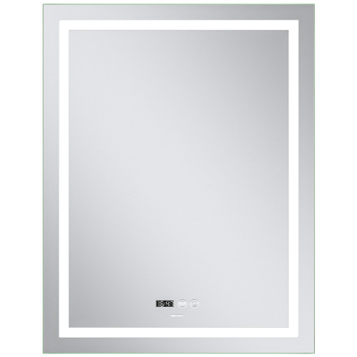 Зеркало MIXXUS PREMIUM FLASH MR21-60x80 с LED Touch, Anti-fog, димером, рег. яркости, часами (MP6617)