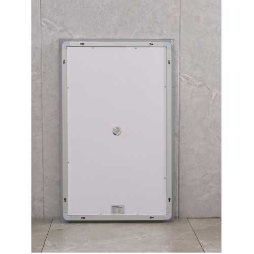 Зеркало MIXXUS HARD MR06-60x80-CASE с LED Touch, Anti-fog, димером, рег. яркости, часами (MI7157)