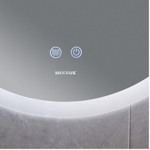 Зеркало MIXXUS PLAIN MC11-60 с LED Touch, Anti-fog, димером, рег. яркости (MI6663)