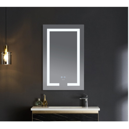 Зеркало MIXXUS HARD MR07-50x80 с LED Touch, Anti-fog, димером, рег. яркости (MX9992)