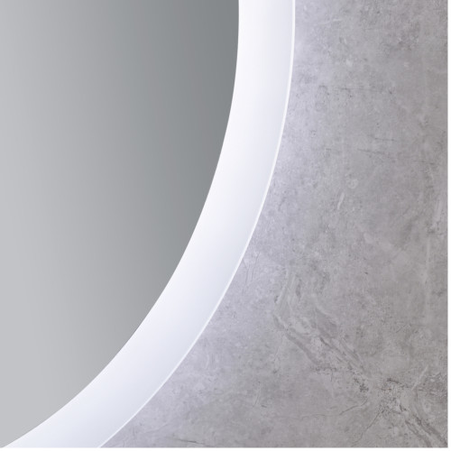 Зеркало MIXXUS PLAIN MC10-80 с LED Touch, Anti-fog, димером, рег. яркости, часами (MI6932)