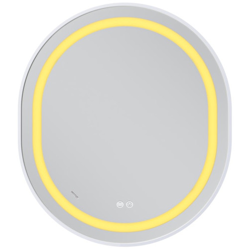 Зеркало MIXXUS PREMIUM ELLIPSE MV05-80x70-REVERSE WHITE с LED Touch, Anti-fog, димером (3-6,5kK) (MP6645)