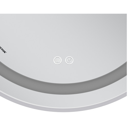 Зеркало MIXXUS PREMIUM ELLIPSE MV05-80x70-REVERSE WHITE с LED Touch, Anti-fog, димером (3-6,5kK) (MP6645)