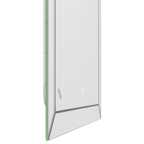 Зеркало MIXXUS PREMIUM CUBIC MR14-70x50-REVERSE с LED Touch, Anti-fog, димером, рег. яркости (MP6647)