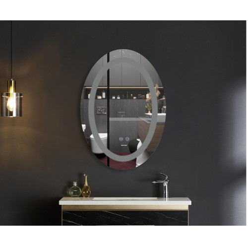 Зеркало MIXXUS PLAIN MV03-50x70 с LED Touch, Anti-fog, димером, рег. яркости (MI6664)