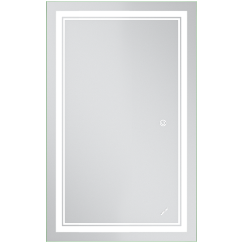 Зеркало MIXXUS PREMIUM QUADRO MR20-50x80-REVERSE с LED Touch, Anti-fog, димером, рег. яркости (MP6620)