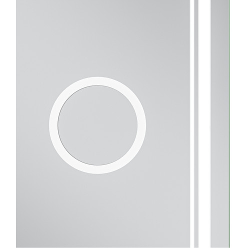 Зеркало MIXXUS PREMIUM QUADRO MR20-100x70 с LED Touch, Anti-fog, димером, рег. яркости, линзой (MP6622)
