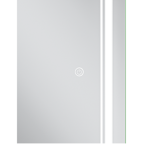 Зеркало MIXXUS PREMIUM QUADRO MR20-50x80-REVERSE с LED Touch, Anti-fog, димером, рег. яркости (MP6620)