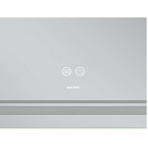Зеркало MIXXUS PREMIUM QUADRO MR20-100x70 с LED Touch, Anti-fog, димером, рег. яркости, линзой (MP6622)