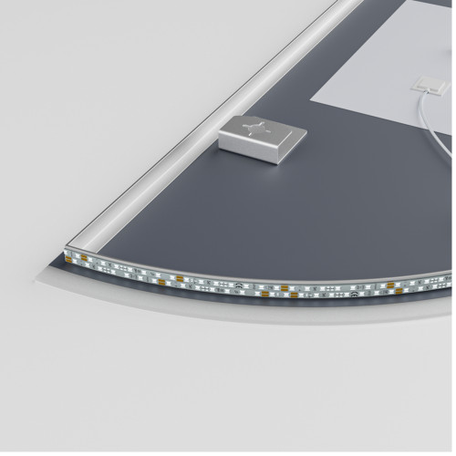 Зеркало MIXXUS PREMIUM TOPPER MS03-60x120 с LED Touch, Anti-fog, димером (3-6,5kK) (MP6635)