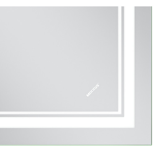 Зеркало MIXXUS PREMIUM QUADRO MR20-90x70-REVERSE с LED Touch, Anti-fog, димером, рег. яркости (MP6621)
