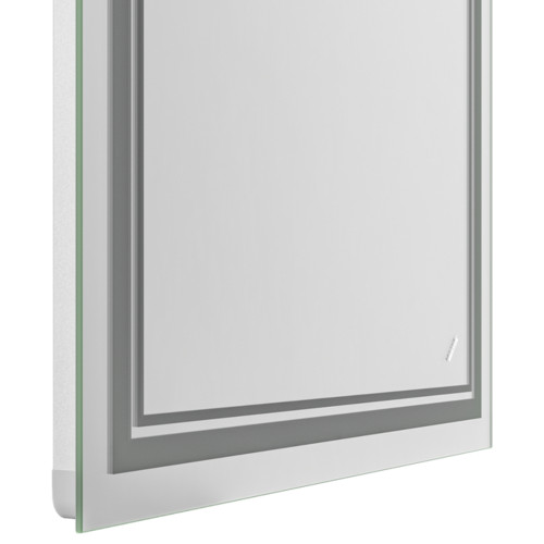 Зеркало MIXXUS PREMIUM QUADRO MR20-90x70-REVERSE с LED Touch, Anti-fog, димером, рег. яркости (MP6621)
