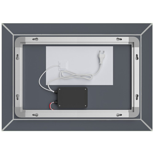 Зеркало MIXXUS PREMIUM CUBIC MR14-80x60-REVERSE с LED Touch, Anti-fog, димером, рег. яркости (MP6648)