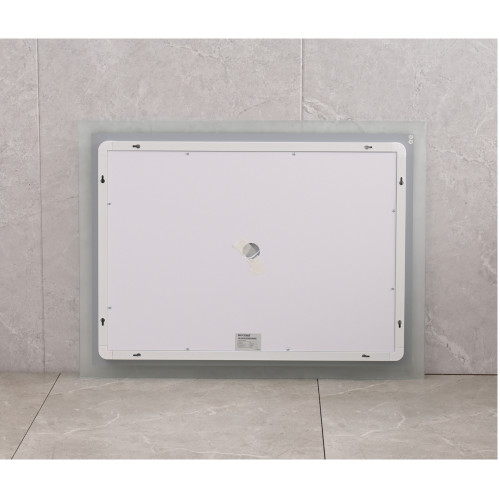 Зеркало MIXXUS FLAT MR04-80x60 с LED Touch, Anti-fog, димером, рег. яркости, часами (MI6928)