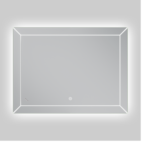 Зеркало MIXXUS PREMIUM CUBIC MR14-80x60-REVERSE с LED Touch, Anti-fog, димером, рег. яркости (MP6648)