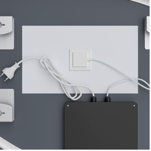 Зеркало MIXXUS PREMIUM DIVERSE MA01-90x60-REVERSE с LED Touch, Anti-fog, димером (3-6,5kK) (MP6633)