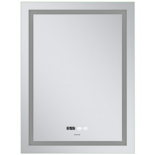 Зеркало MIXXUS PREMIUM FLASH MR21-70x90 с LED Touch, Anti-fog, димером, рег. яркости, часами (MP6618)