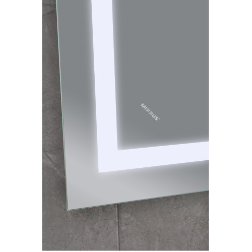 Зеркало MIXXUS TALL MR08-80x60-REVERSE с LED Touch, Anti-fog, димером, рег. яркости (MI6659)