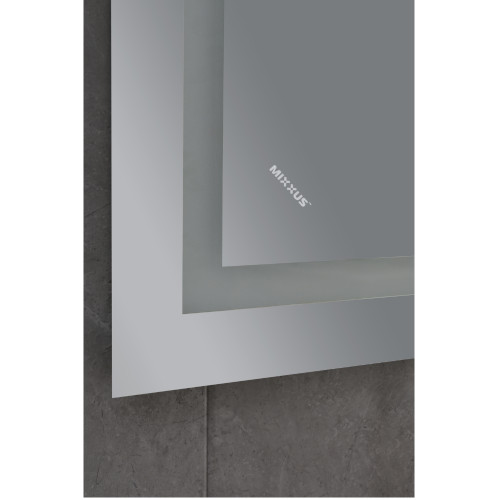Зеркало MIXXUS TALL MR08-80x60-REVERSE с LED Touch, Anti-fog, димером, рег. яркости (MI6659)