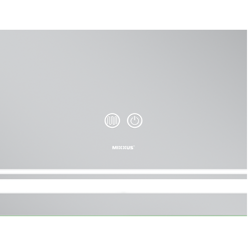 Зеркало MIXXUS PREMIUM QUADRO MR20-100x80 с LED Touch, Anti-fog, димером, рег. яркости, линзой (MP6623)