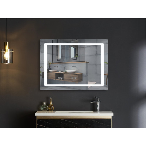 Зеркало MIXXUS STYLE MR13-70x50-REVERSE с LED Touch, Anti-fog, димером, рег. яркости (MI6665)