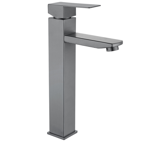 Смеситель для умывальника MIXXUS KUB-001-HIGH GRAPHITE из нерж. стали SUS304 (графит) (MI6094) Смеситель для умывальника MIXXUS KUB-001-HIGH GRAPHITE из нерж. стали SUS304 (графит) (MI6094)